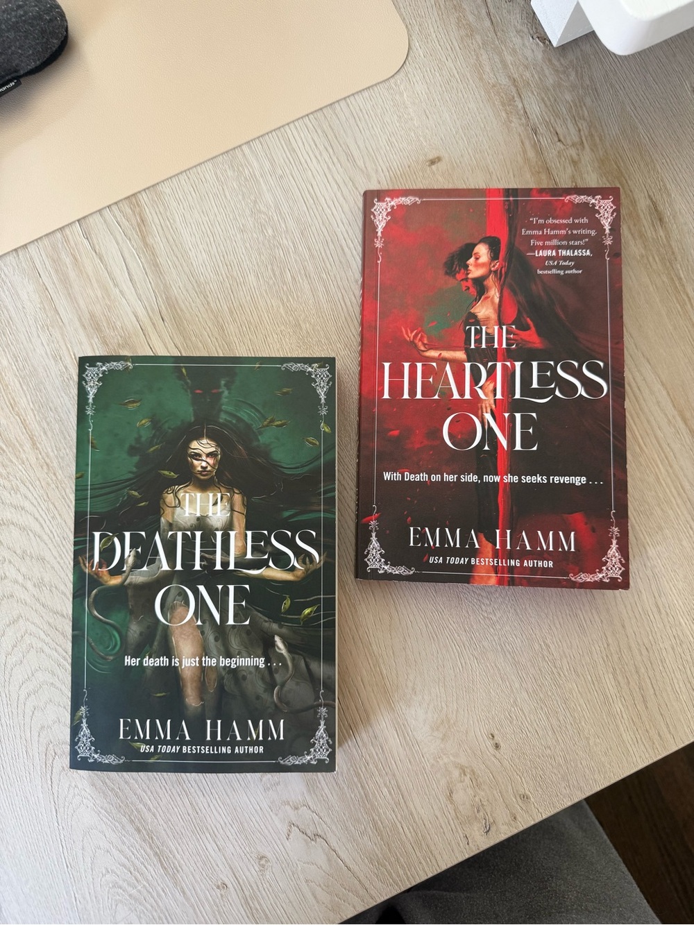 The Deathless one & the heartless one by Emma Hamm